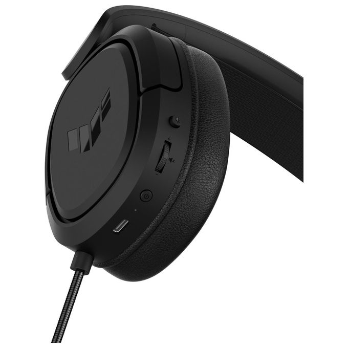 ASUS TUF Gaming H1 Wireless Auricolare a Padiglione da Gaming USB Tipo-C Nero