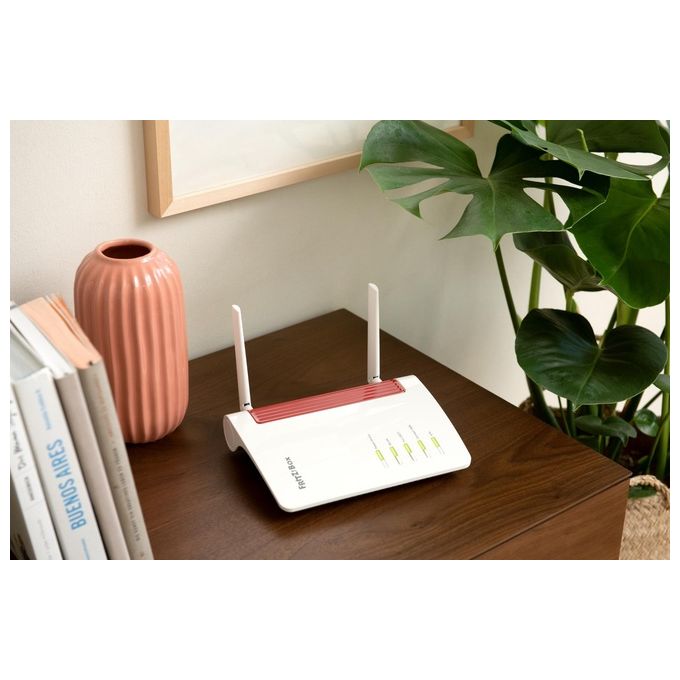 Fritz! Box 6850 Router 5G Wireless, Dual Band, Gigabit Ethernet, Bianco