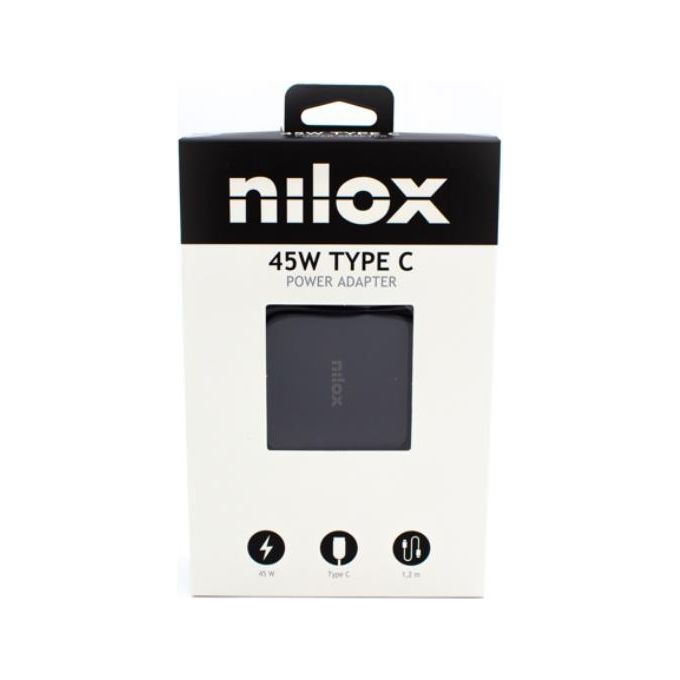 Nilox NXCARUSBC45 Alimentatore per Notebook 45W da Auto Type C