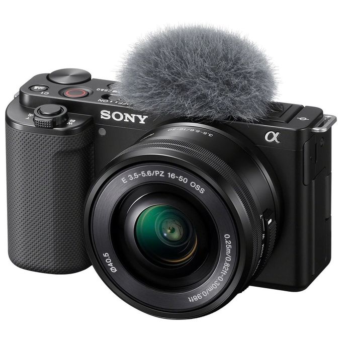 Sony α Alpha ZV-E10L Mirrorless Vlog ad Ottiche Intercambiabili Sensore APS-C e Obiettivo Power Zoom 16-50mm f - 3.5-5.6