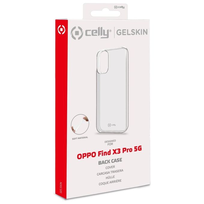 Celly Tpu Cover per Oppo Find X3 Pro 5G