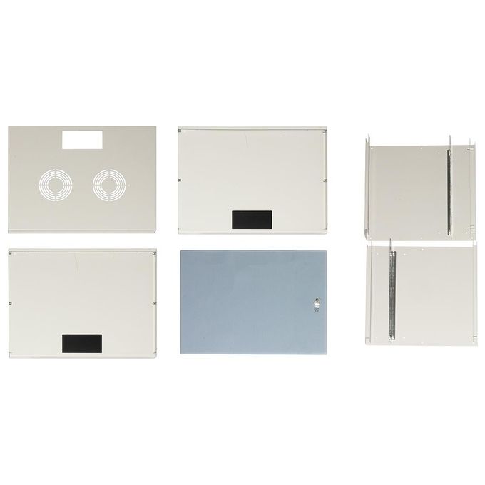 Link Armadio A Muro 19'' 6 Unita' 370*540*400mm Grigio Disassemblato