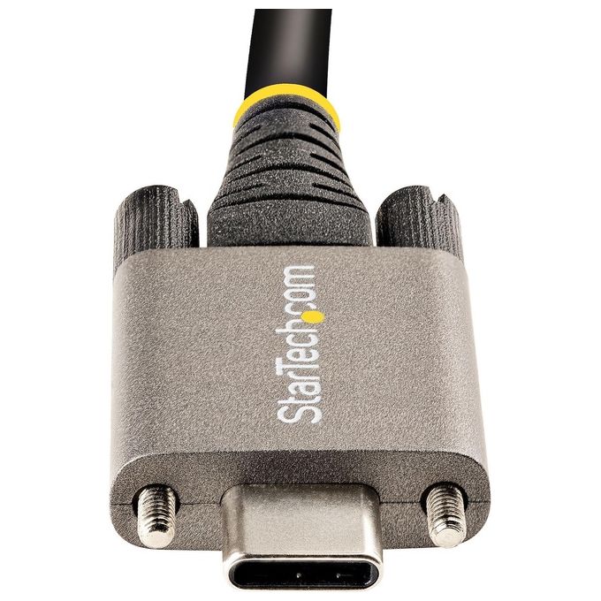 StarTech.com Cavo Usb-C con Viti di Bloccaggio Laterali da 1mt