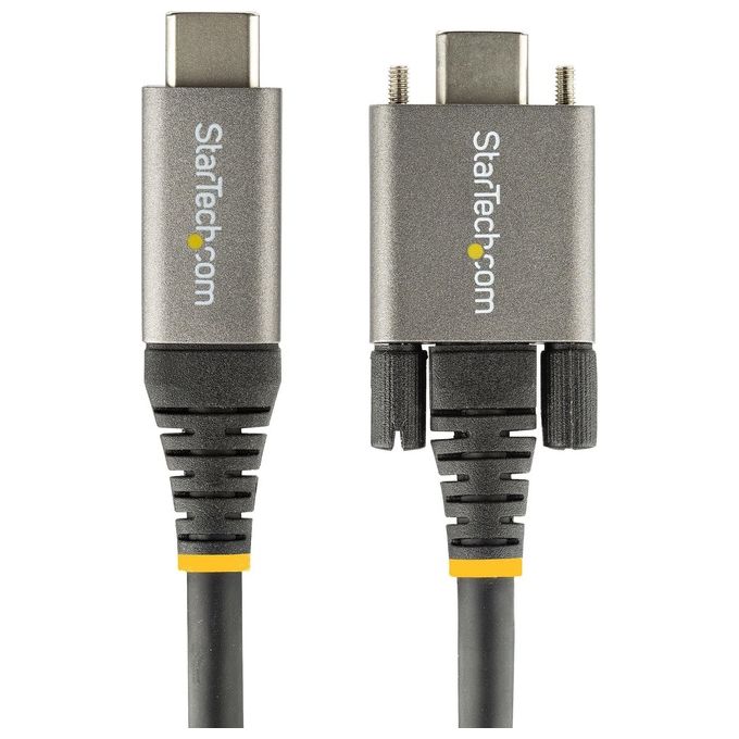 StarTech.com Cavo Usb-C con Viti di Bloccaggio Laterali da 1mt