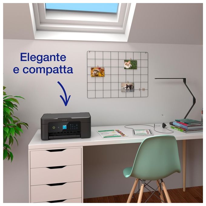 Epson C11CK66404 Expression Home XP-3205 Stampante Multifunzione Inkjet A4 5760x1440 DPI 10 ppm Wi-Fi Display LCD colore Nero