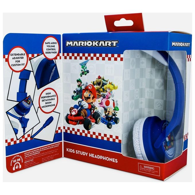 OTL Mario Kart INTERACTIVE Cuffie Gaming con Microfono