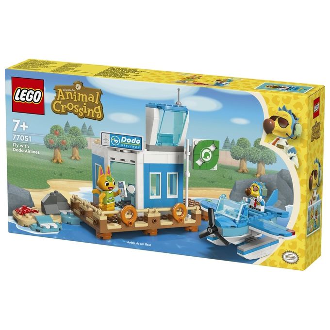 LEGO 77051 Animal Crossing Set da Costruzione con Aeroporto e Idrovolante Giocattolo 292 Pezzi colore Multicolore
