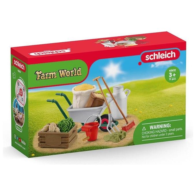 Schleich Farm World Accessorio per Cura Stalla