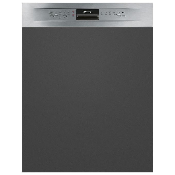 Smeg PL292DX Estetica Universale Lavastoviglie da Incasso con Frontalino a Vista 13 Coperti Classe energetica D 5 Programmi Inox