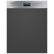 Smeg PL364CX Estetica Universale Lavastoviglie da Incasso con Frontalino a Vista 13 Coperti Classe energetica C 10+1 Programmi Inox