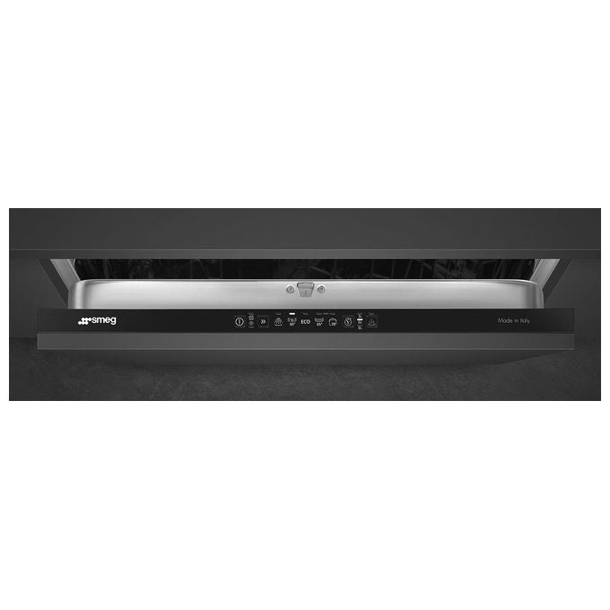Smeg ST211DS Estetica Universale Lavastoviglie da Incasso a Scomparsa Totale 13 Coperti Classe energetica D 5 Programmi 60 cm Nero