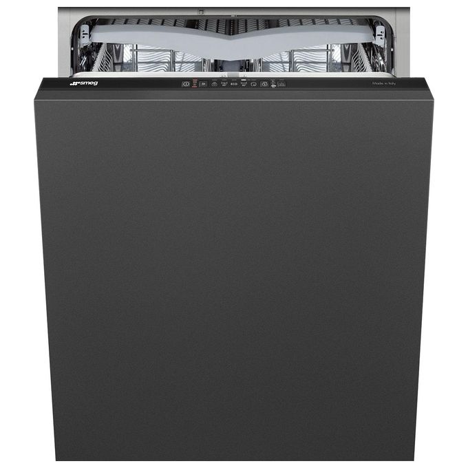 Smeg ST311CS Estetica Universale Lavastoviglie da Incasso a Scomparsa Totale 13 Coperti Classe energetica C 5 Programmi 60 cm Nero
