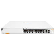 HP Enterprise Aruba Instant On 1960 24G 20p Class4 4p Class6 PoE 2XGT 2SFP+ 370W Gestito L2+ Gigabit Ethernet 10-100-1000 Supporto Power over Ethernet 1U Bianco