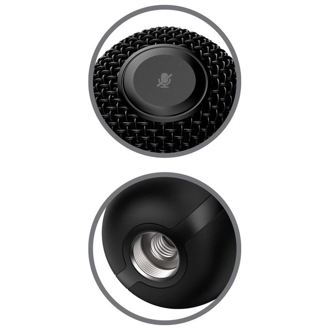 HP HyperX SoloCast Microfono per Pc Nero