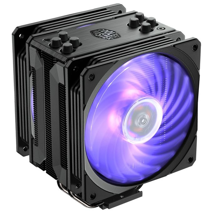 Ventola Hyper 212 RGB BLACK Edition with LGA1700, Tower, 120mm 650-2000 RPM PWM fan, 4x heatpipes, Full Socket Support