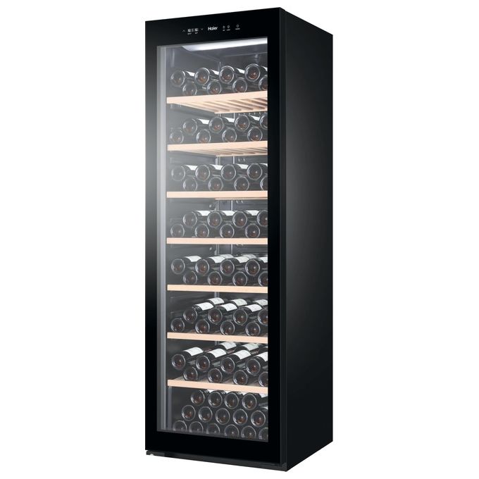 Haier Wine Bank 60 Serie 5 WS190GA Cantinetta vino con compressore Libera installazione Nero 189 bottiglie