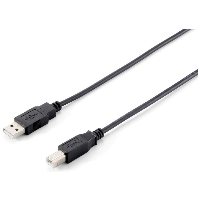 Equip Usb 2.0 Cavo A a b M-m 1.8m Bk