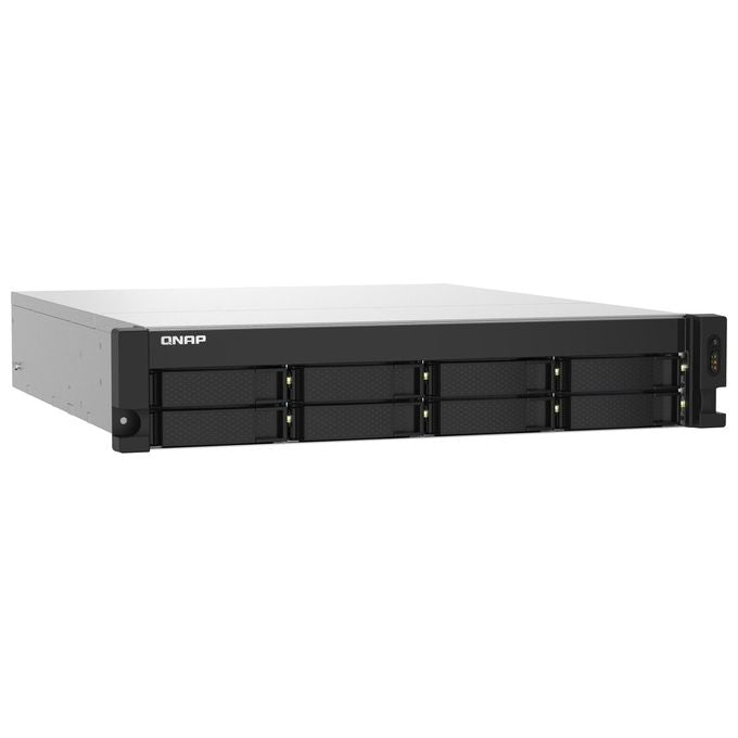 Qnap TS-832PXU-RP AL324 Collegamento Ethernet Lan Armadio 2U Nero Nas