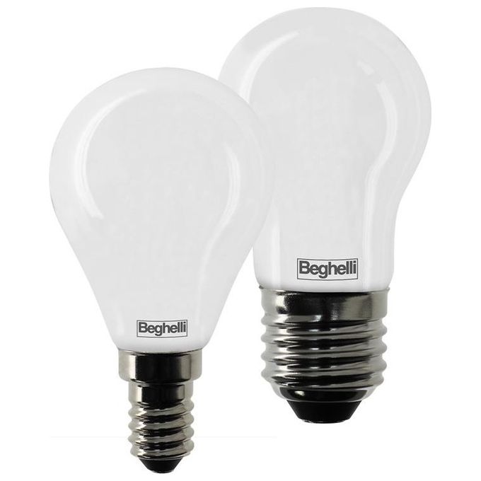 Beghelli Lampadina Led Sfera 6W E27 4000k Luce Naturale 600 Lumen