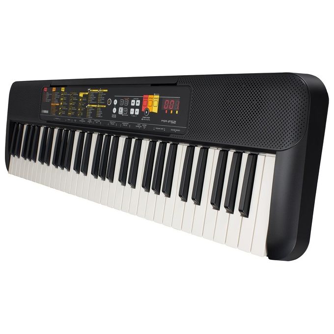 Yamaha PSR-F52 Tastiera Digitale 61 Tasti, 136 Voci, 32 Note Polifonia, Nero