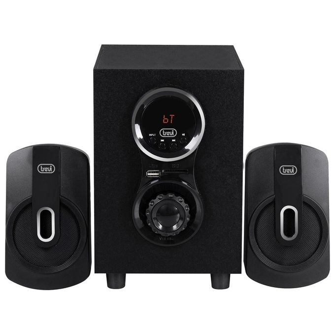 Trevi AVX 615 BT Set Altoparlanti con Subwoofer Bluetooth USB SD AUX-IN 30W Nero