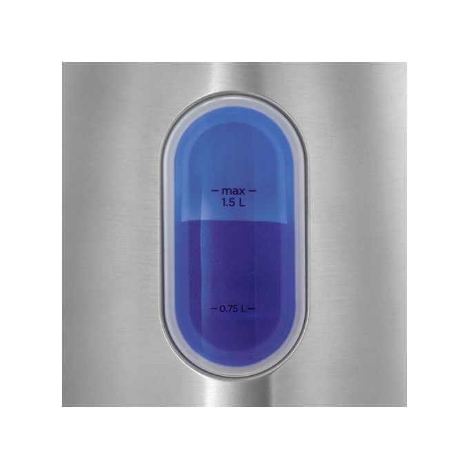 Russell Hobbs Stylevia – Bollitore elettrico 1.7 L, Potenza 2200 W, Corpo in acciaio inox, Sistema di sicurezza autospegnimento, Funzioni: bollitura rapida e indicatore livello acqua, Colore Inox