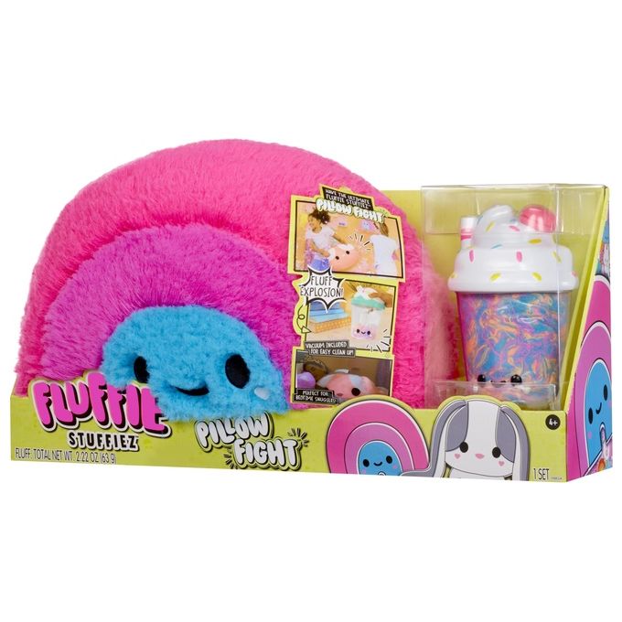 MGA Entertainment Peluche Fluffie Stuffiez Pillow Fight- Rainbow Assortito