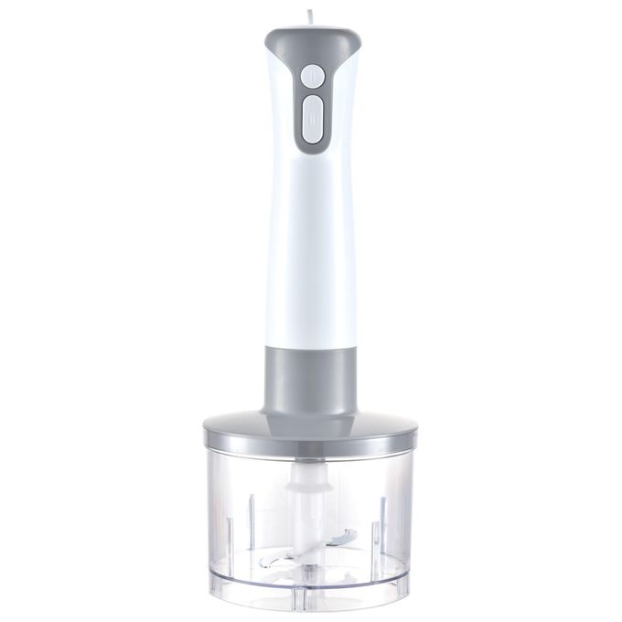Melchioni Minipimer Mixxxo Trio Mixer ad Immersione 400W Lama Acciaio con Tritatutto