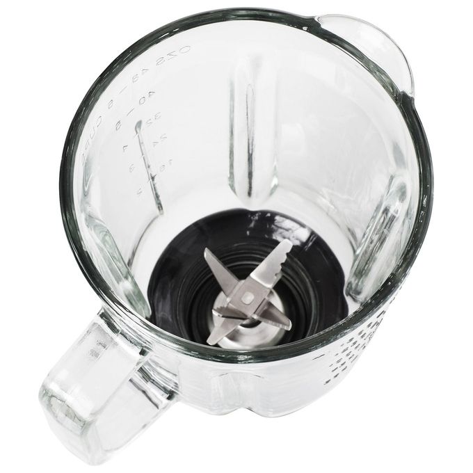 Melchioni Frullatore Frullo Glass 600W Bicchiere Vetro 1.5 Litri Lama Tritaghiaccio