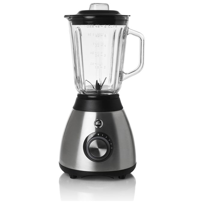 Melchioni Frullatore Frullo Glass 600W Bicchiere Vetro 1.5 Litri Lama Tritaghiaccio