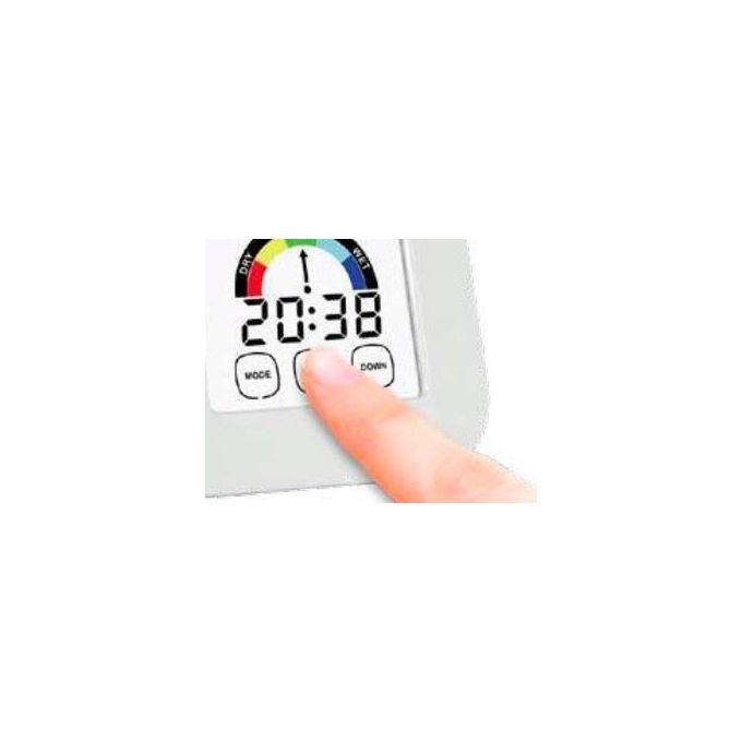 Lowell Termometro-Igrometro Sveglia Funzione Touch Screen