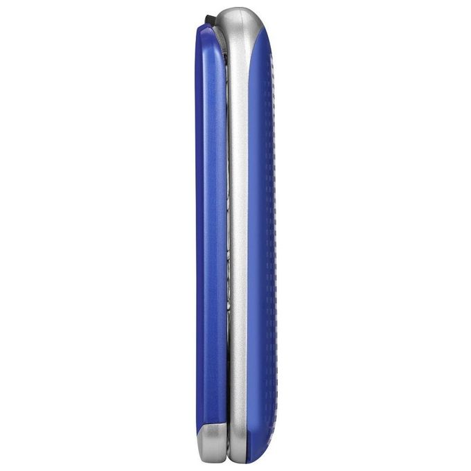Brondi Contender Telefono Cellulare GSM Dual Sim con Tasti Grandi Blu-Viola