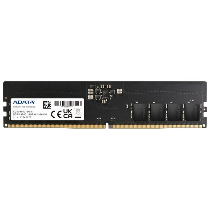 Adata AD5U480016G-S Memoria Ram 16Gb DDR5 480 MHz Data Integrity Check