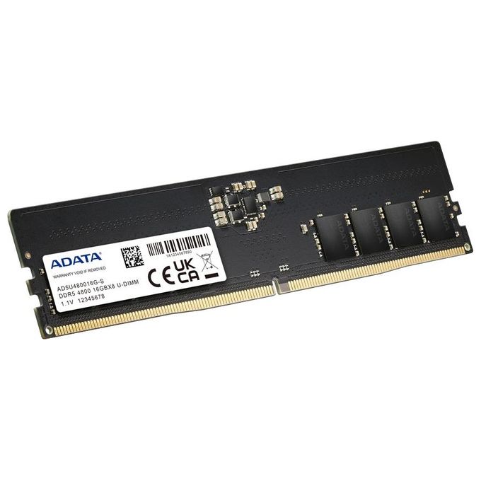 Adata AD5U480016G-S Memoria Ram 16Gb DDR5 480 MHz Data Integrity Check