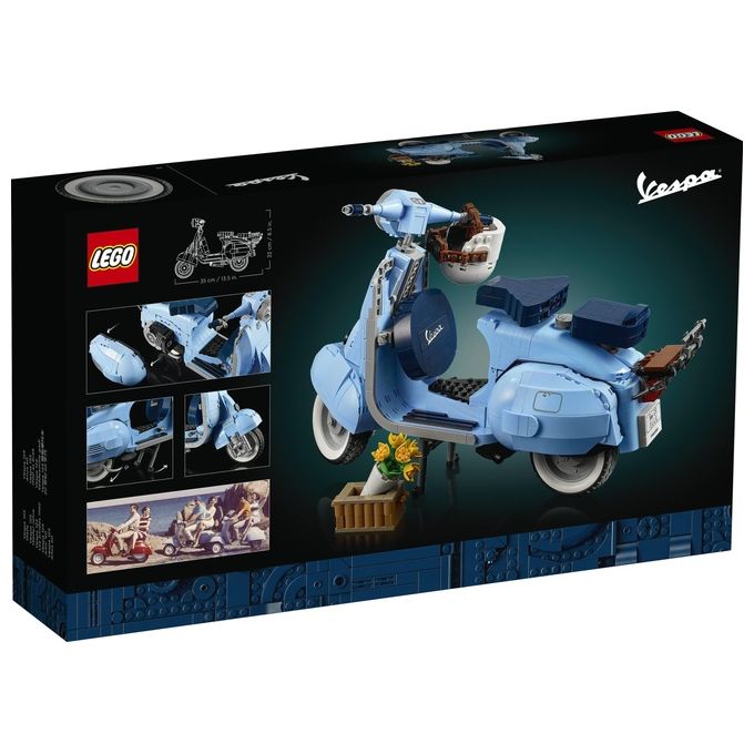 LEGO Icons 10298 Vespa 125, Set in Mattoncini, Modellismo Adulti, Replica Piaggio Anni 60, Idea Regalo, Hobby Creativo