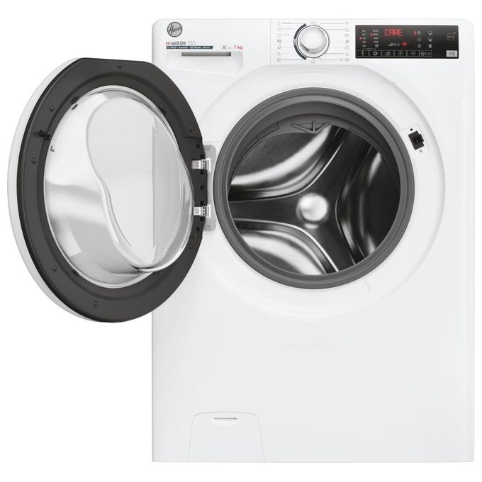 Hoover H-WASH 350 H3WP4474TAM6-1-S Lavatrice slim a carica frontale 7kg classe A 1400 giri 9 cicli Care controllo remoto bianco 60x45x85