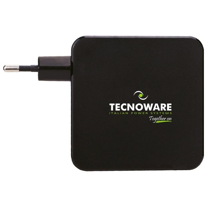 Tecnoware FAU17704 Caricabatterie per Dispositivi Mobili Nero Interno