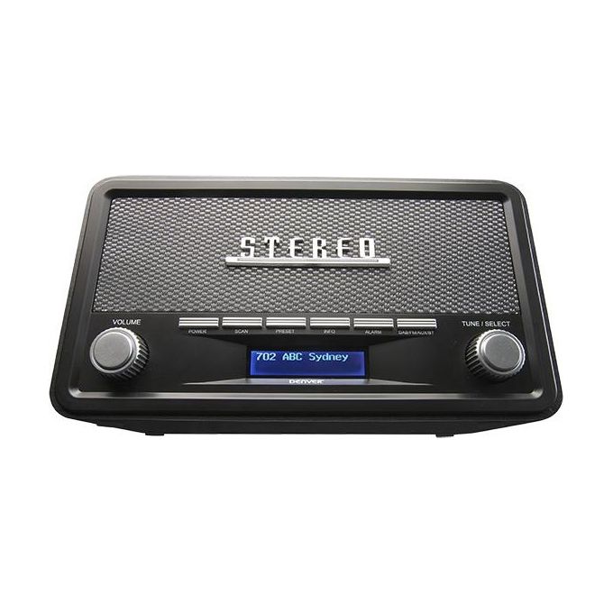 Denver DAB-18 Radio Portatile Analogica e Digitale Grigio Scuro