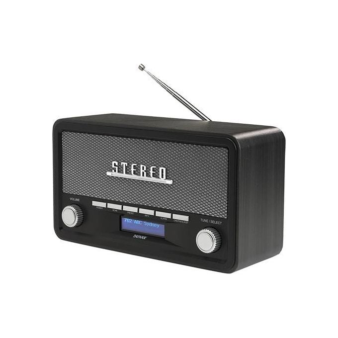 Denver DAB-18 Radio Portatile Analogica e Digitale Grigio Scuro