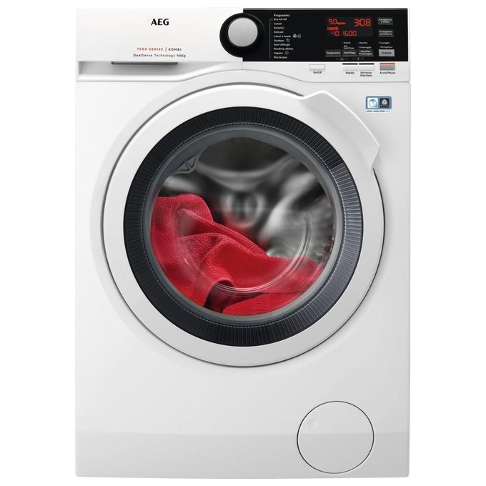 AEG L7WEE963 Serie 7000 Lavasciuga Carica Frontale Classe energetica E-A Capacita' di carico 9-6 Kg Centrifuga 1600 giri Dual Sense Motore Inverter