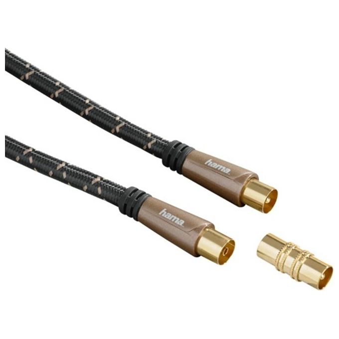 Hama Cavo Antenna Alta Qualita' per TV e Audio Video Ottimizzato per una Connessione Stabile e Affidabile