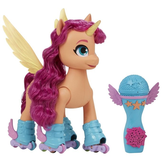 Hasbro Animale Interattivo My Little Pony Sunny Canta e Pattina