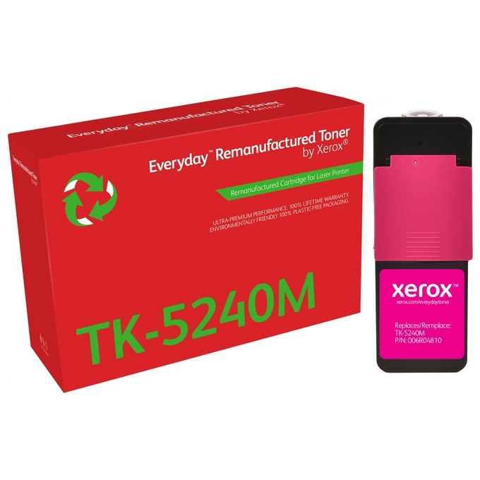 Everyday di Xerox Toner Rigenerato Magenta Compatibile con Kyocera Tk-5240m