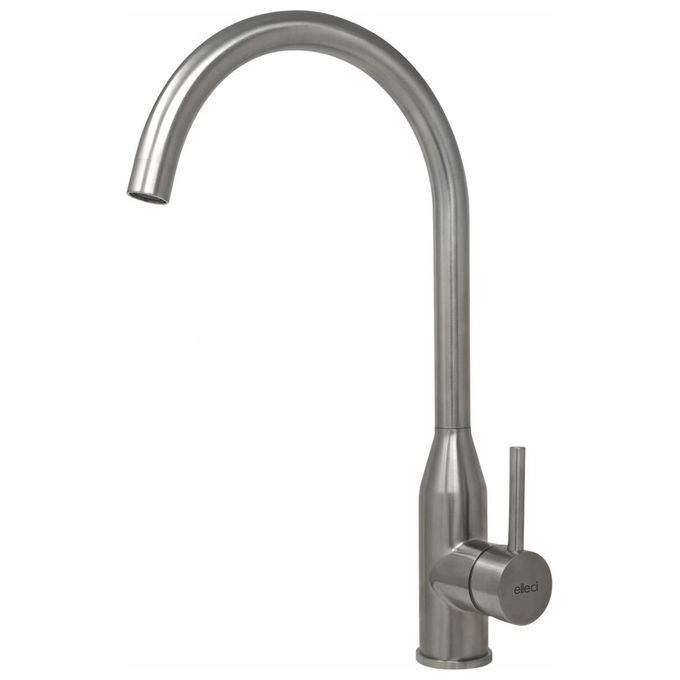 Elleci MIKADIIN Adige Miscelatore monocomando con canna alta girevole Modern Acciaio Cromato