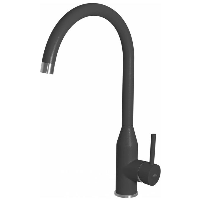 Elleci MGKADI40 Miscelatore monocomando con Canna Alta Girevole Nero 40