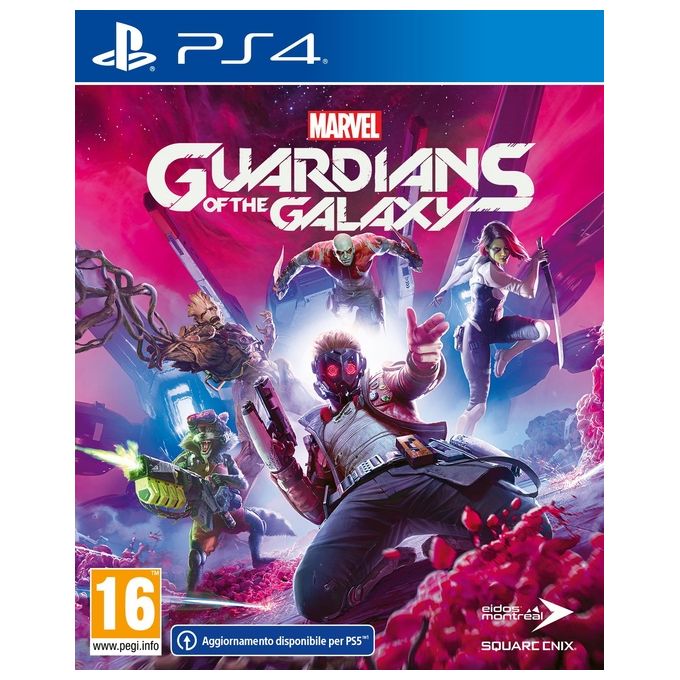 Square Enix Marvels Guardians of the Galaxy per PlayStation 4