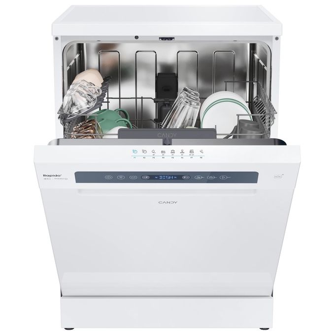 Candy Rapido' CF 4C6F0W Lavastoviglie Libera Installazione 14 Coperti Classe Energetica C