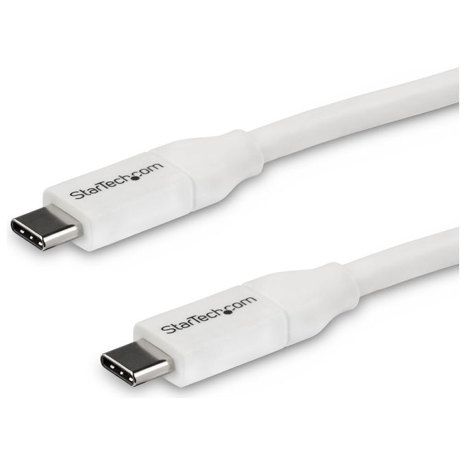 Startech Cavo Usb-C a Usb-C 5a Pd Bianco 4mt Conforme Usb-if