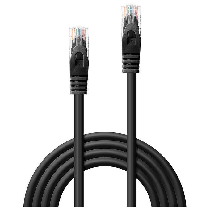 Linn Cavo di Rete Cat.6 U-Utp Basic Nero 1mt