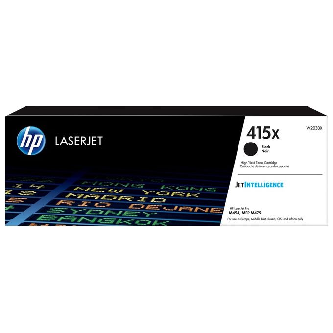 HP W2030X 415X Toner Originale LaserJet Alta Capacita' 7500 Pagine colore Nero